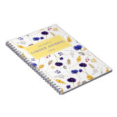 Summer Wildflower Pattern Gardening Journal Notitieboek (Rechterzijde)