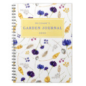 Summer Wildflower Pattern Gardening Journal Notitieboek (Voorkant)