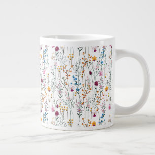 Summer Wildflower Pattern Grote Koffiekop