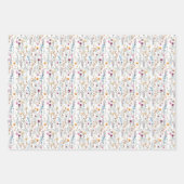Summer Wildflower Pattern Inpakpapier Vel (Voorkant 2)