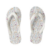 Summer Wildflower Pattern Kinder Teenslippers (Voetbed)