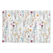 Summer Wildflower Pattern Kussensloop (Achterkant-Links)