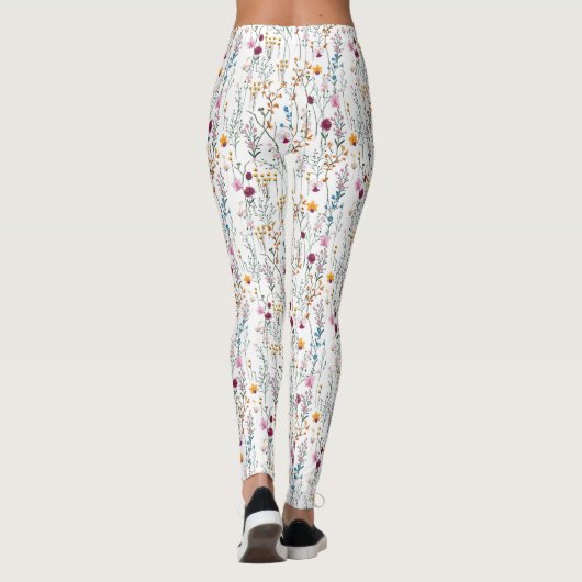 Summer Wildflower Pattern Leggings (Achterkant)