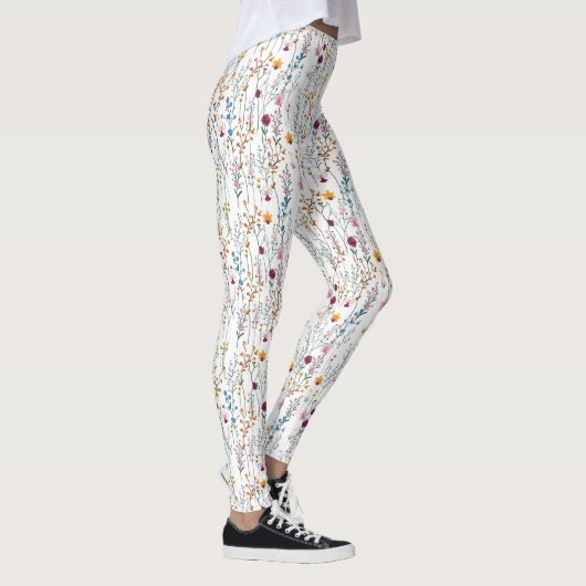 Summer Wildflower Pattern Leggings (Rechts)