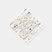 Summer Wildflower Pattern Servet (Hoek)