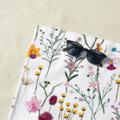 Summer Wildflower Pattern Strandlaken (In situ)