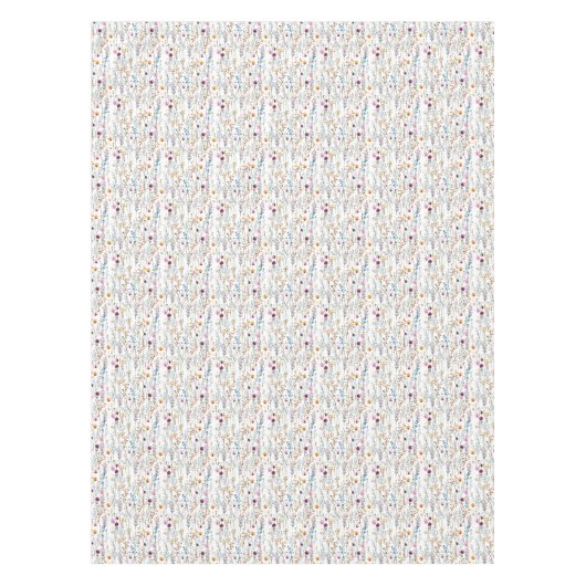 Summer Wildflower Pattern Tafelkleed (Voorkant)