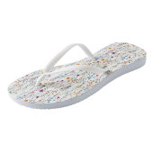 Summer Wildflower Pattern Teenslippers (Schuin)