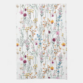 Summer Wildflower Pattern Theedoek (Verticaal)