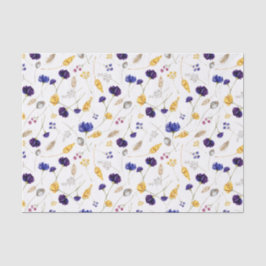 Summer Wildflower Pattern Tissuepapier