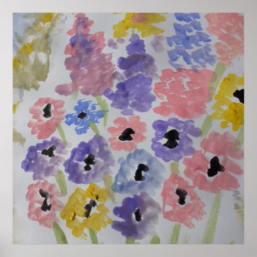 Summer Wildflower Poster (Voorkant)