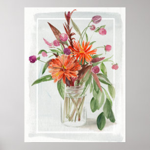 Summer Wildflower Poster