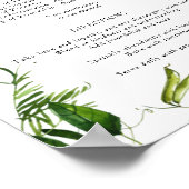 Summer Wildflower Recipe for a Happy Marriage Poster (Hoek)