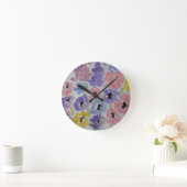 Summer Wildflower Ronde Klok (Huis)