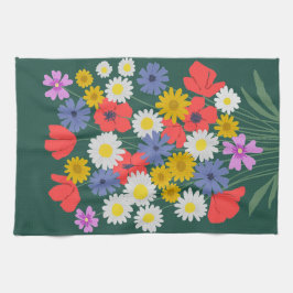 Summer Wildflower Theedoek