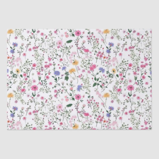 Summer Wildflower Tissuepapier (Voorkant)