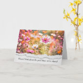 Summer Wildflower Vriendschap Kaart (Gele Bloem)