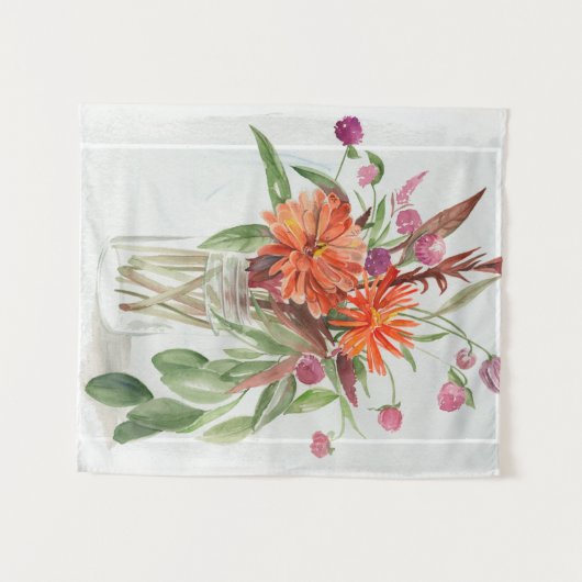 Summer Wildflower Wandkleed (Voorkant (horizontaal))