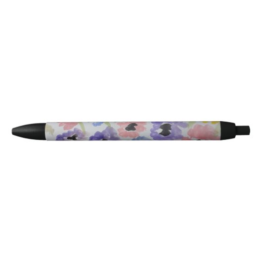 Summer Wildflower Zwarte Inkt Pen (Voorkant)