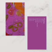 "Summer Wind" Visitekaartje (Voorkant / Achterkant)