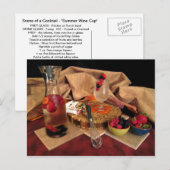 Summer Wine Cup Briefkaart (Voorkant / Achterkant)