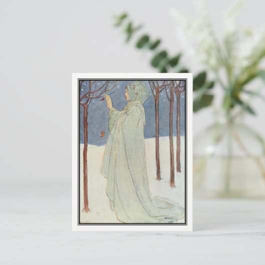 Summer (Winter) by Florence Harrison Briefkaart (Staand voorkant)