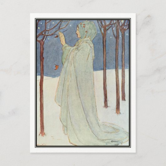 Summer (Winter) by Florence Harrison Briefkaart (Voorkant)