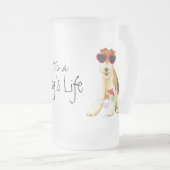 Summer Wire Fox Terrier Matglas Bierpul (Voorkant rechts)