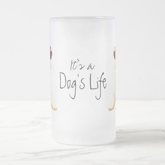 Summer Wire Fox Terrier Matglas Bierpul (Center)