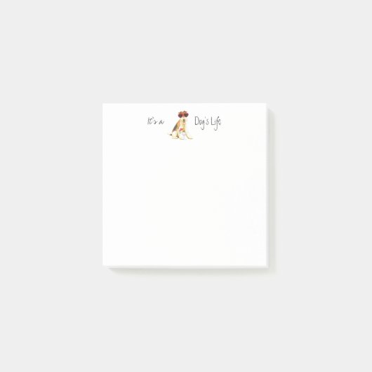Summer Wire Fox Terrier Post-it® Notes (Voorkant)