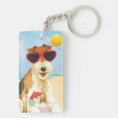 Summer Wire Fox Terrier Sleutelhanger (achterkant)