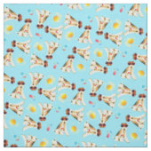 Summer Wire Fox Terrier Stof (Swatch)