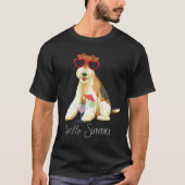 Summer Wire Fox Terrier T-shirt (Voorkant)