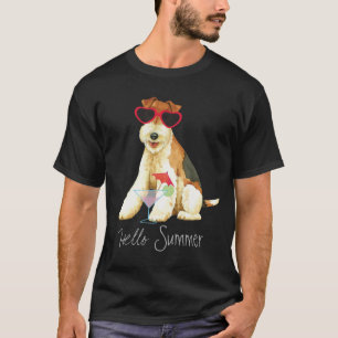 Summer Wire Fox Terrier T-shirt