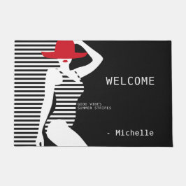 Summer Woman, aangepaste deurmatten