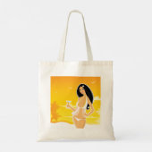 Summer Woman Canvas tas (Achterkant)