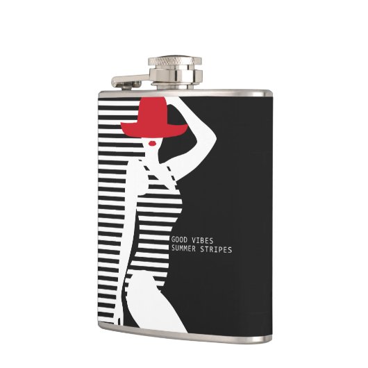 Summer Woman, maatkolf Heupfles (Links)