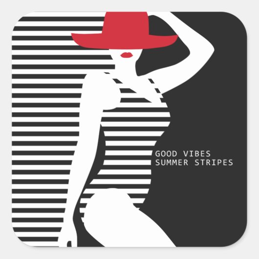 Summer Woman sticker (Voorkant)