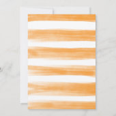 Summer Woodland Animals Oranje Citrus Baby shower Bedankkaart (Achterkant)