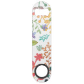 Summer Woodland Waterverf Bottle Open Speed Flessenopener (Voorkant)