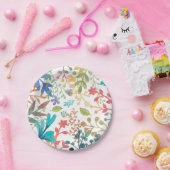 Summer Woodland Waterverf Paper Borden Papieren Bordje (Feest)