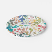 Summer Woodland Waterverf Paper Borden Papieren Bordje (Gekanteld)