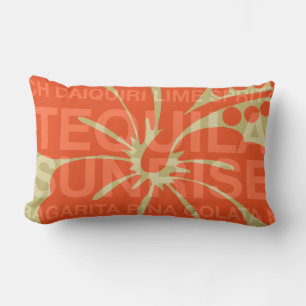 Summer Words Cocktails and Hibiscus Kussens