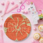 Summer Words Cocktails and Hibiscus Papieren Bordje (Feest)