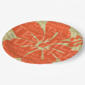 Summer Words Cocktails and Hibiscus Papieren Bordje (Gekanteld)