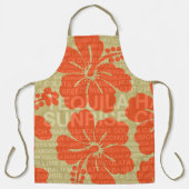 Summer Words Cocktails and Hibiscus Schort (Voorkant)