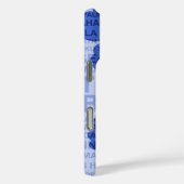 Summer Words Hawaiian Hibiscus Blue Case-Mate iPhone Case (Achterkant / Rechts)