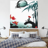 Summer Wrapped Canvas Afdruk (Insitu (Slaapkamer))