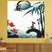 Summer Wrapped Canvas Afdruk (Insitu (Woonkamer))