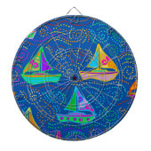 Summer Yachting Dartbord (Voorkant)